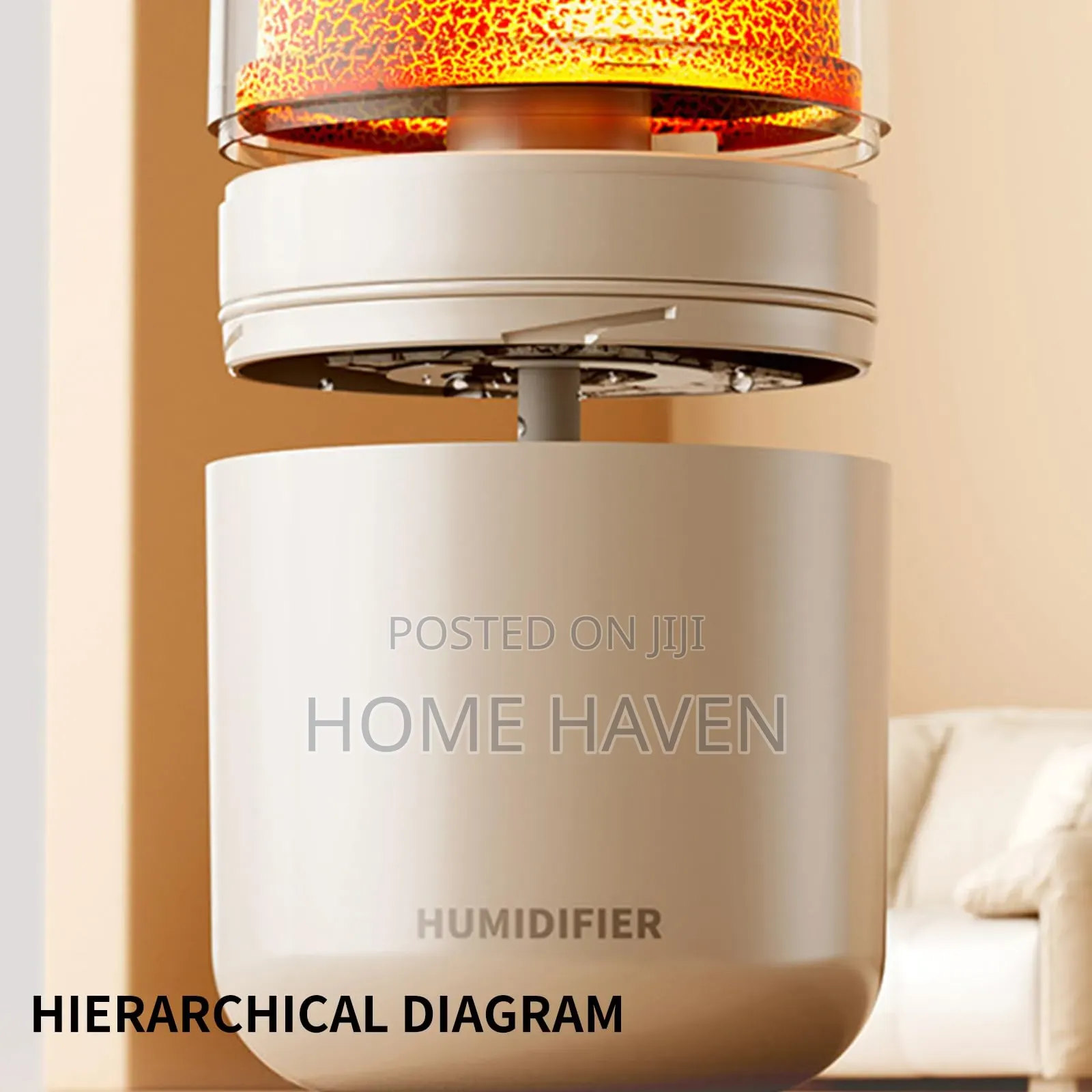 Cool Mist Volcano Shape Humidifier