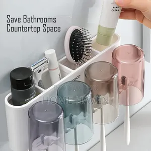 Punch Free Tooth Brush Holder