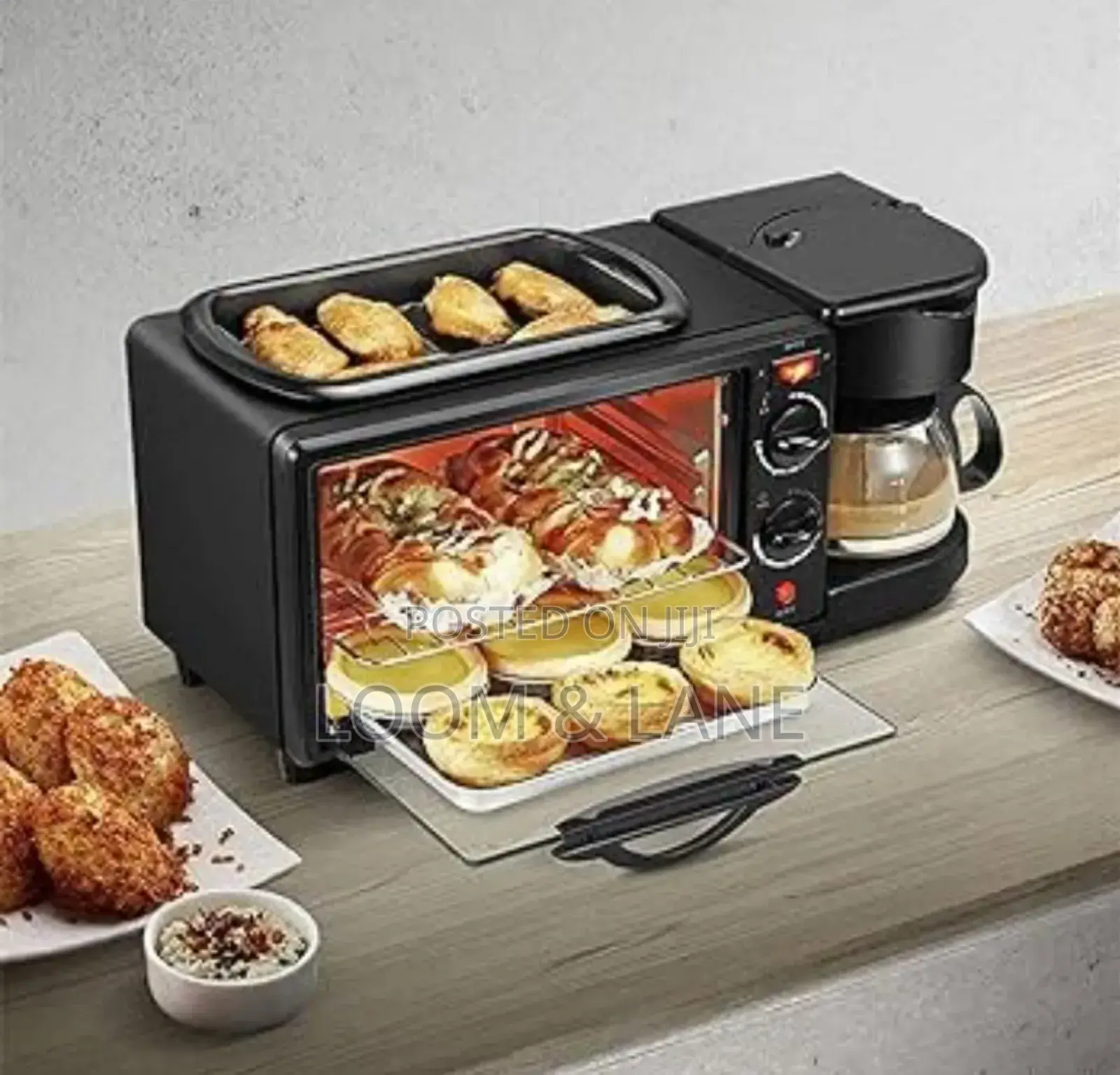 Multifunctional 3 in 1 Breakfast Station Machine