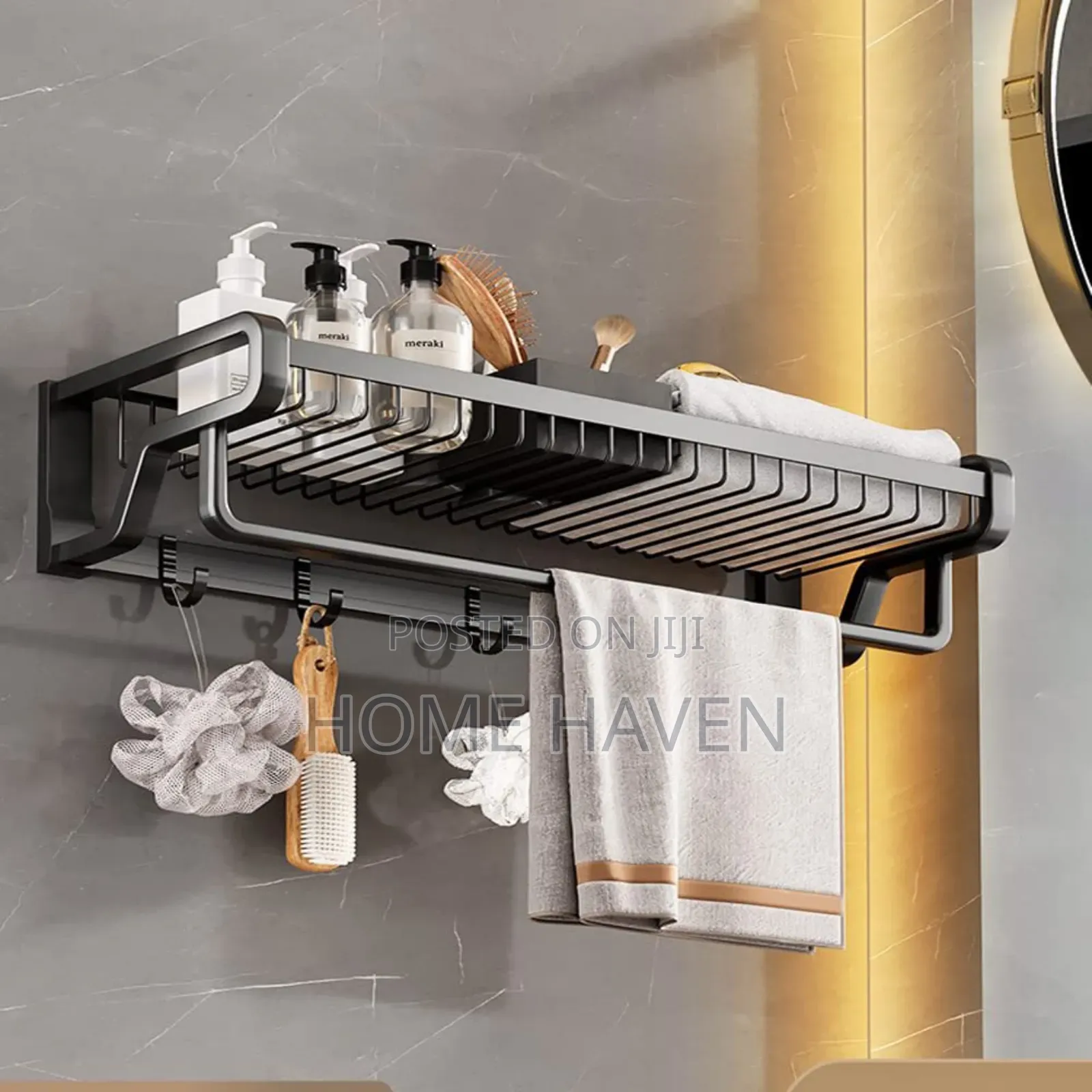 Aluminium Bathroom Organizer