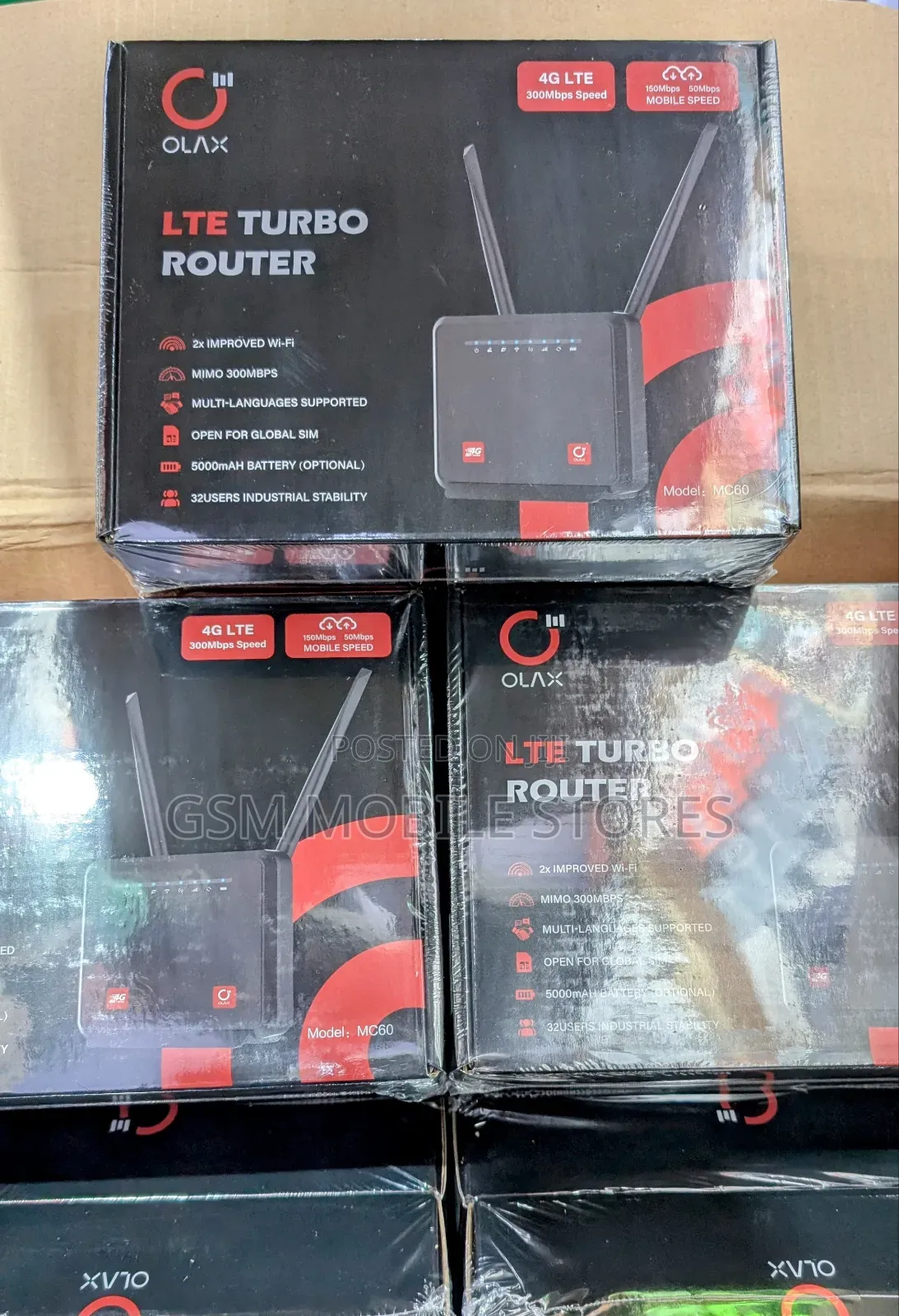 New Ølax Mc60 4glte Turbo Router Mimo 300mbps 5000mah