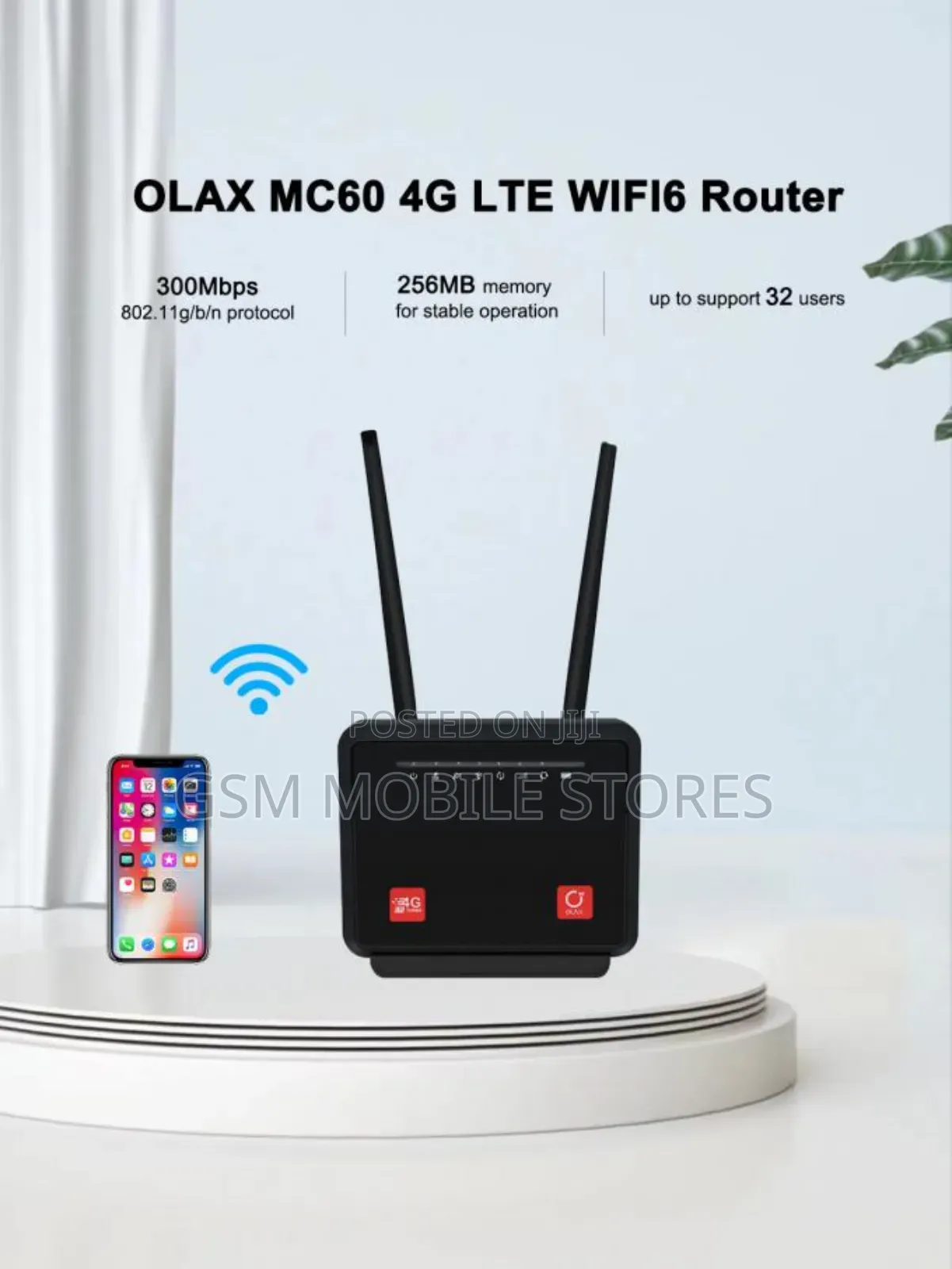 New Ølax Mc60 4glte Turbo Router Mimo 300mbps 5000mah