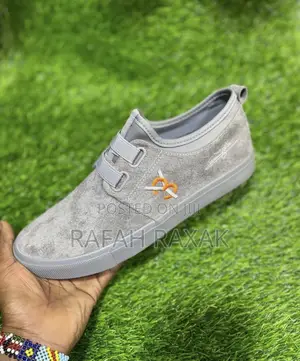 Men’S Classic Grey Suede Leopard Easy Slip on Shoes