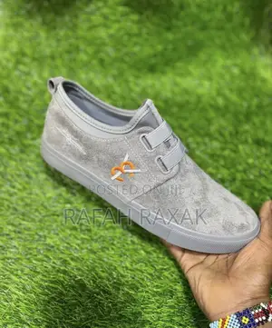Men’S Classic Grey Suede Leopard Easy Slip on Shoes
