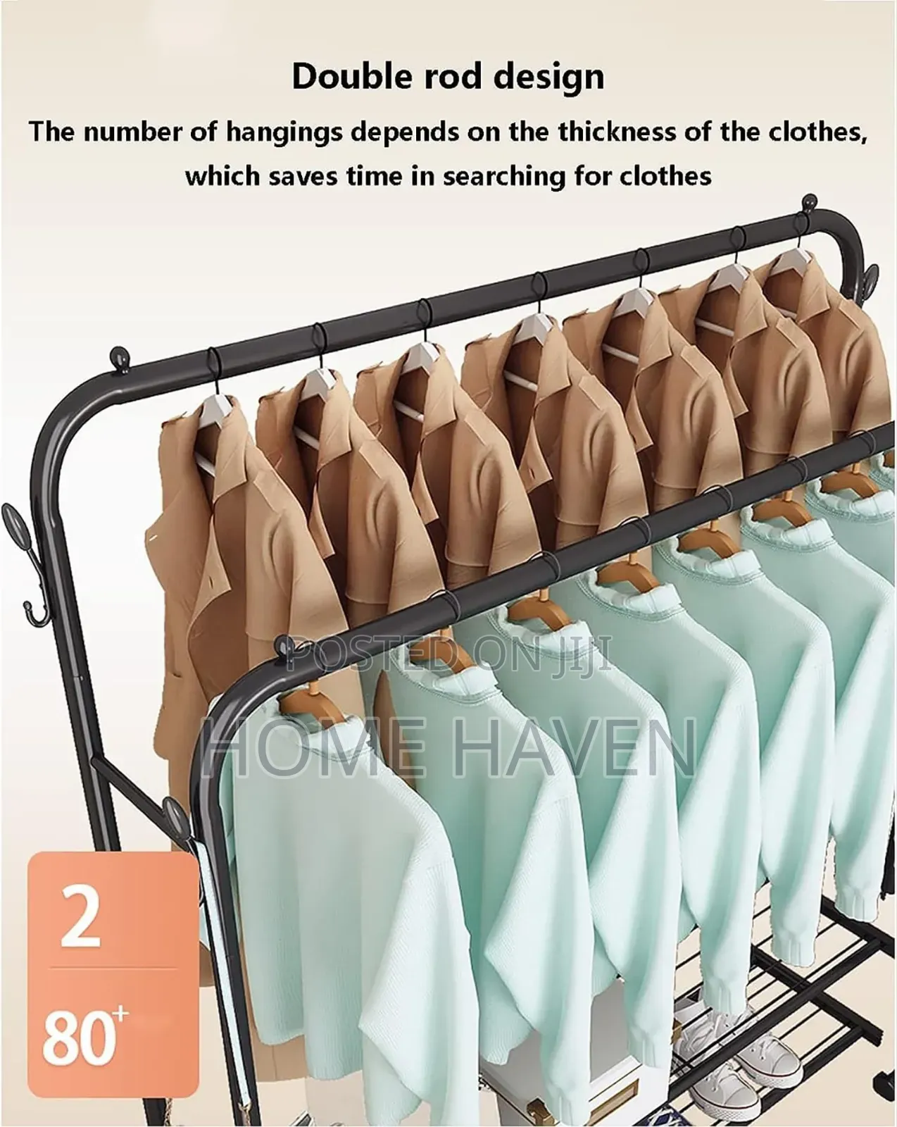 Metallic Clothes Wardrobe
