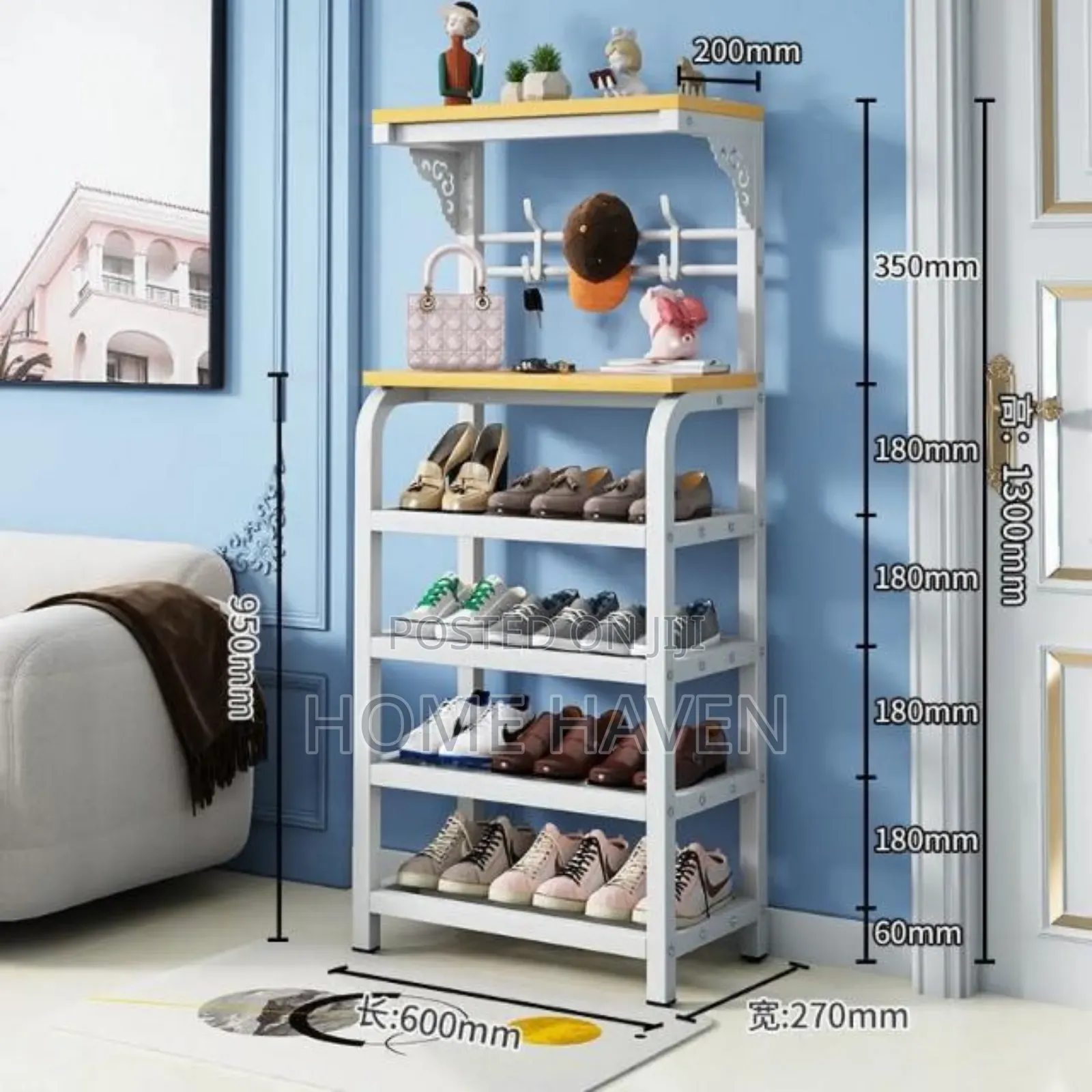 Strong Metallic Shoe Rack