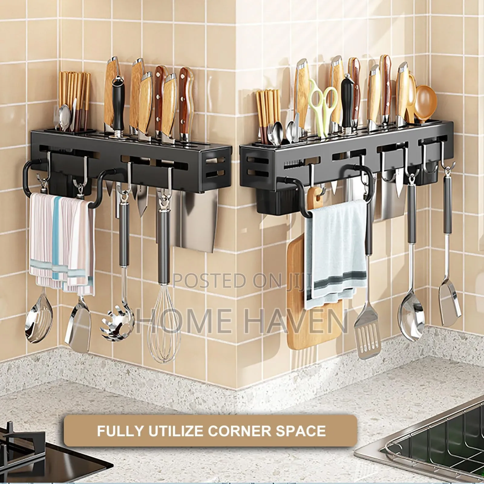Wall Mount Kitchen Utensils Organizers