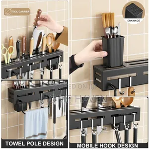 Wall Mount Kitchen Utensils Organizers