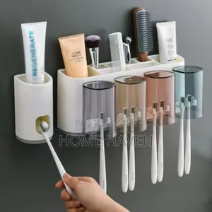 Wall Mounted Toothbrush Holder