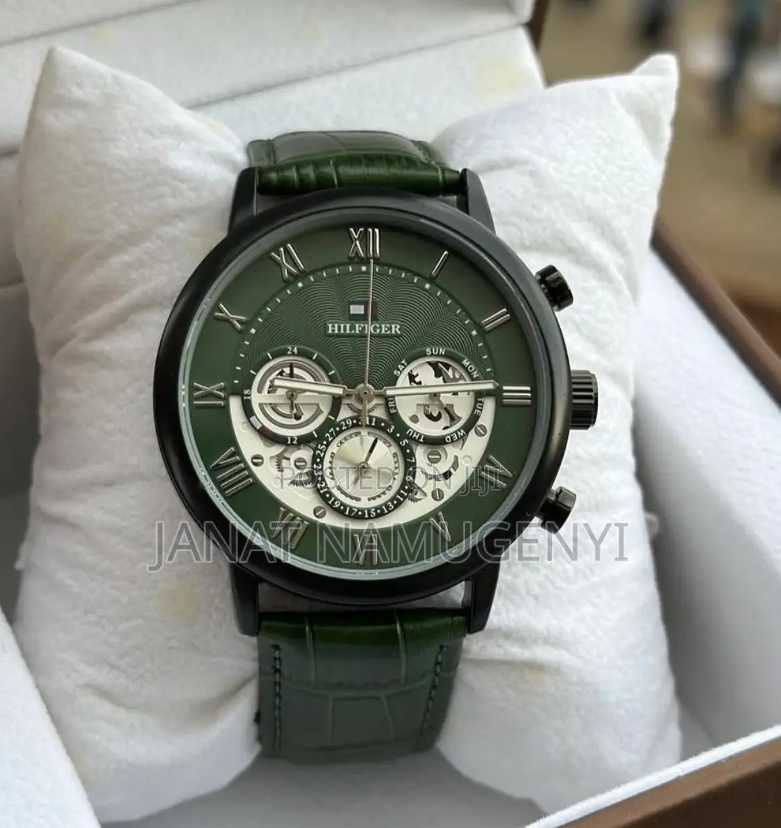 Green Hilfiger Watch