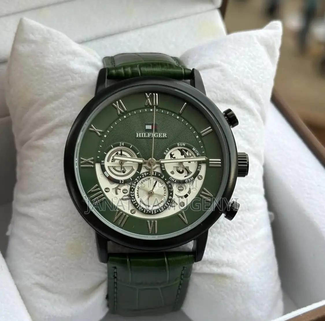 Green Hilfiger Watch
