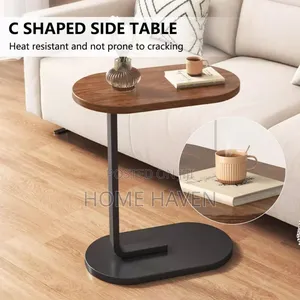 Modern C Shaped Side Table