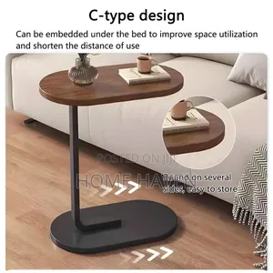 Modern C Shaped Side Table