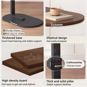 Modern C Shaped Side Table