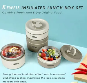 New Stainless Steel Lunch Containers With a Lunch Box