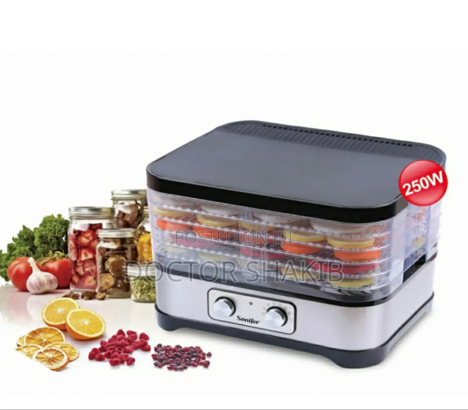 Quality Sonifer Sf-4017 5 Layers Mini Electric Fruit Dryer