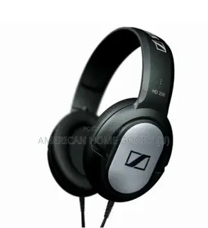 Sennheiser Hd 206 Stereo Wired Headphones Over Ear -Black