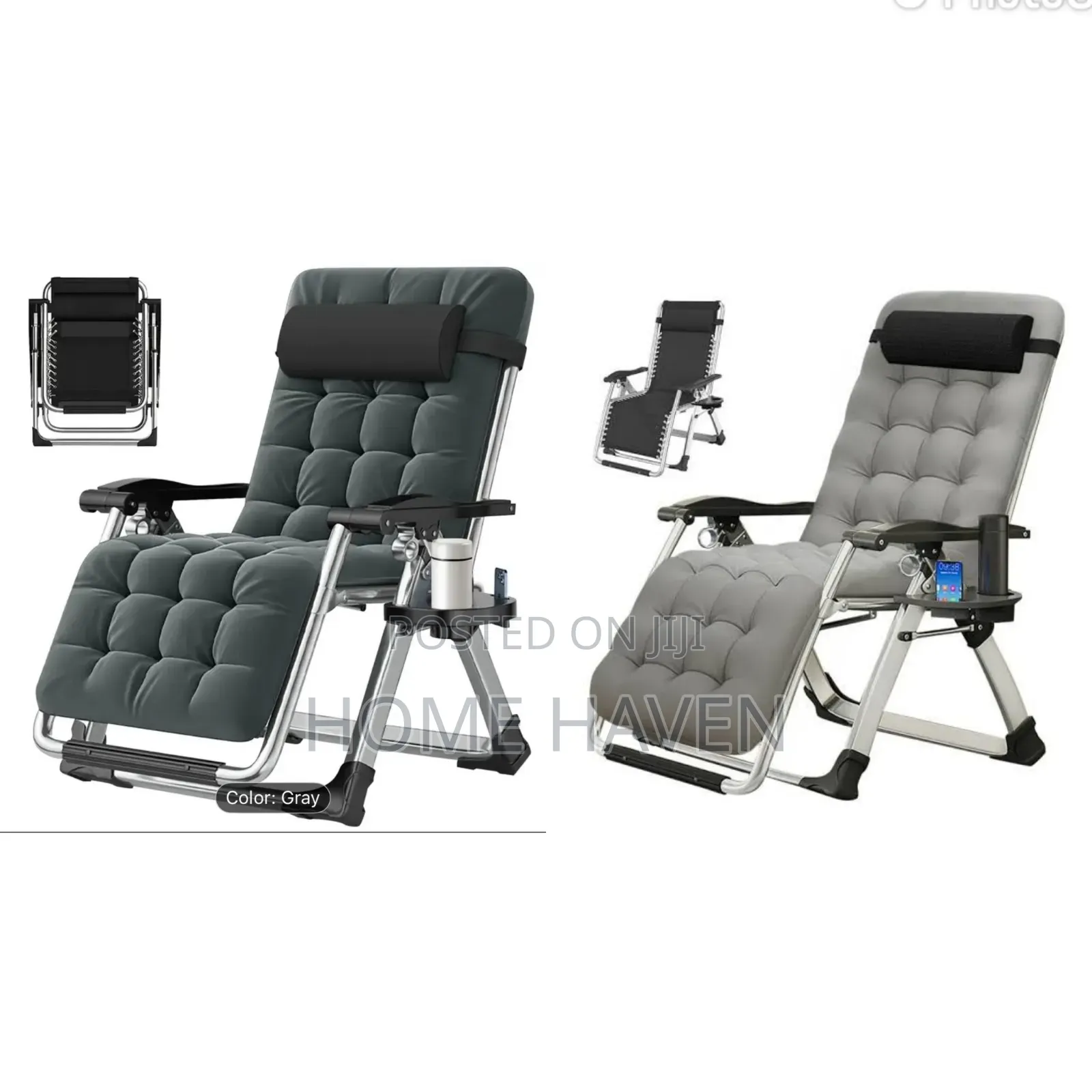 Reclining Lounge Chair With Removable Cushion
