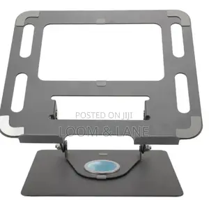 Rotating Laptop Stand With Adjustable Angle and Height