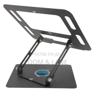 Rotating Laptop Stand With Adjustable Angle and Height