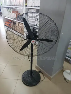 26"Crown High Speed Mechanical Pedestal Industrial Floor Fan