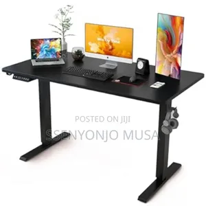 Gaming Stand Desk With Electric Height Adjustment Multi