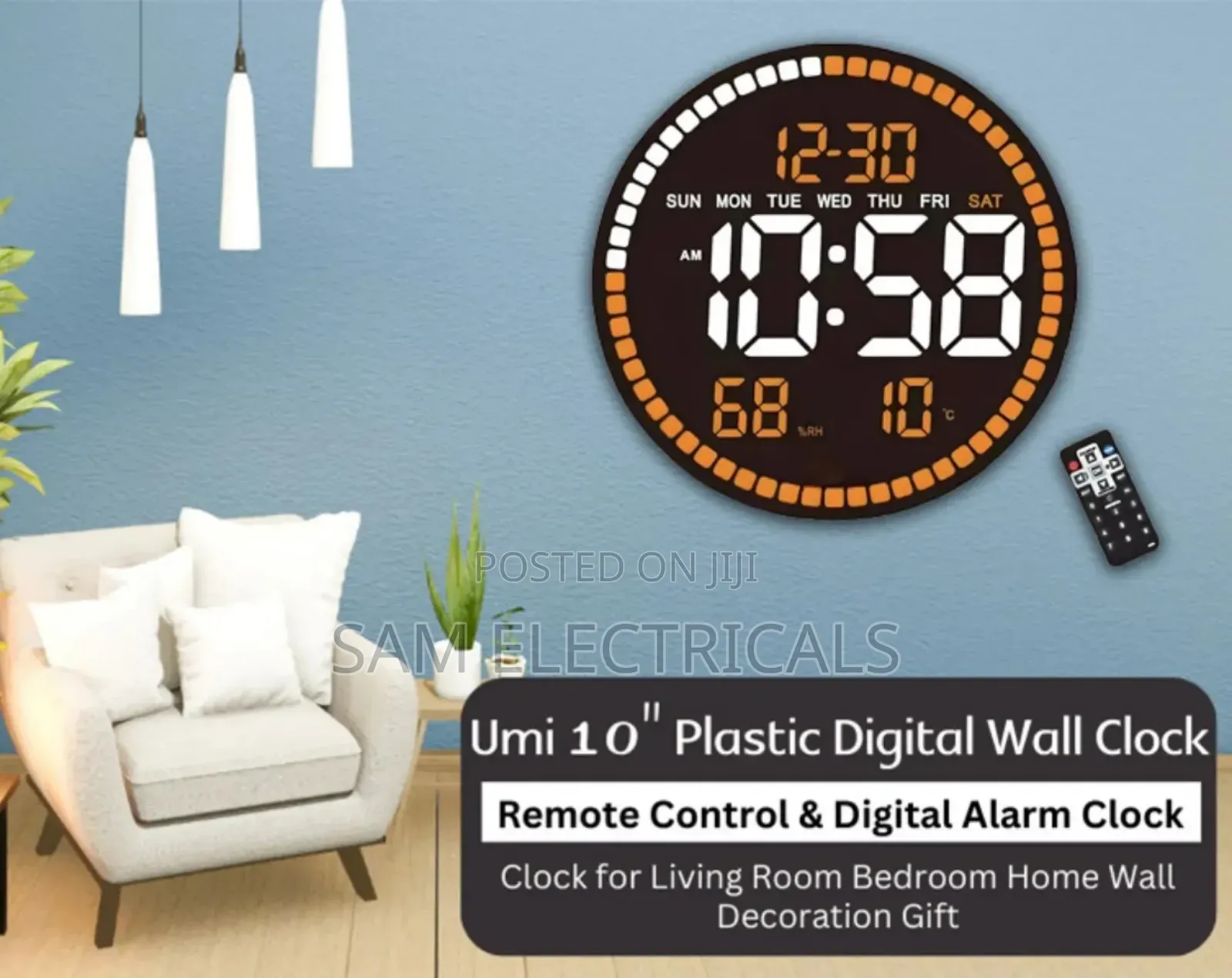 Digital Wall Clock