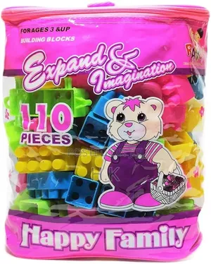 Happy Family 110 Pieces Building Blocks