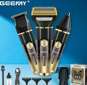 New Geemy 3 in 1 Rechargeable Shaver and Trimmer Set