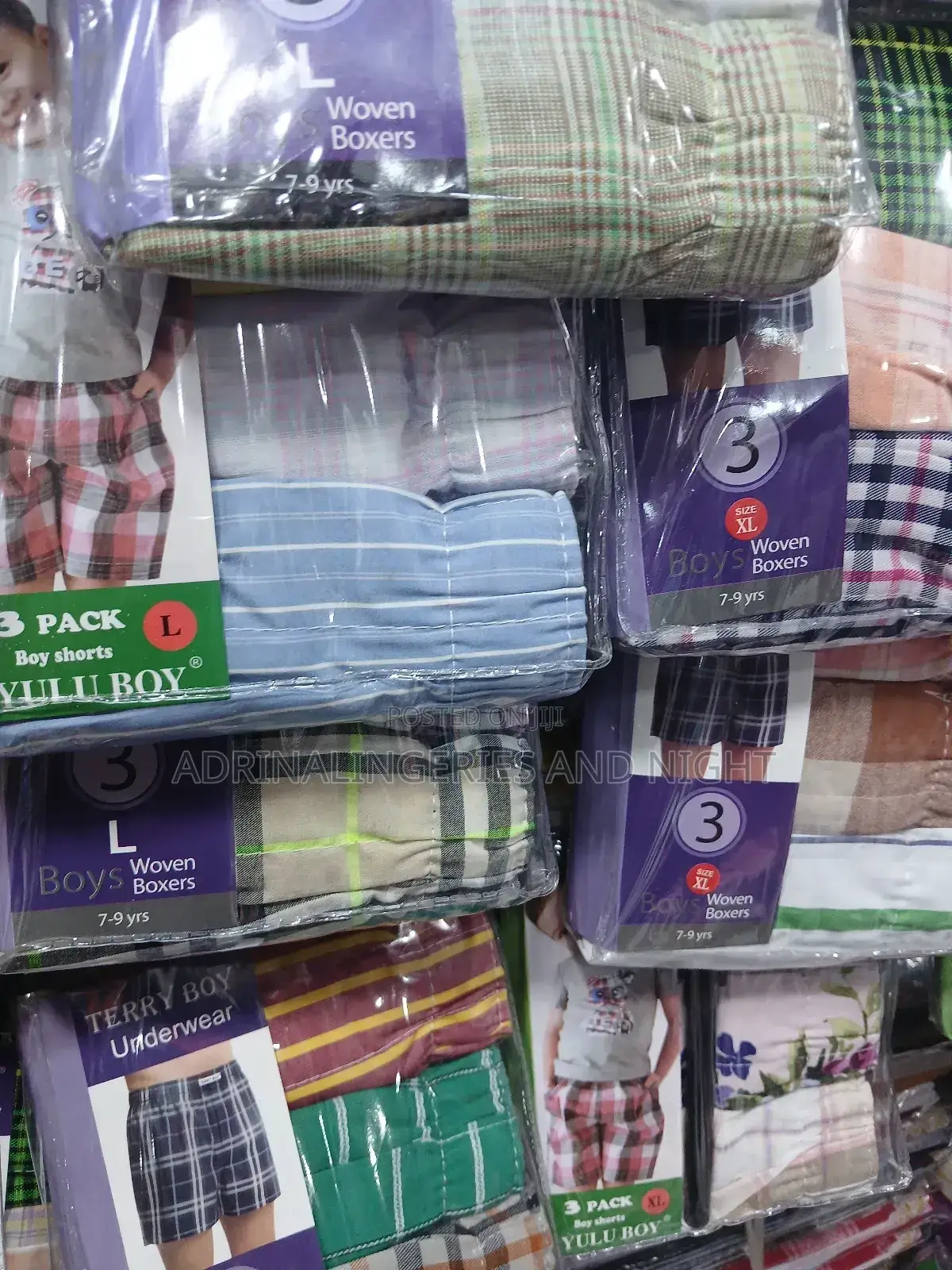 3 Pack Children Boxers