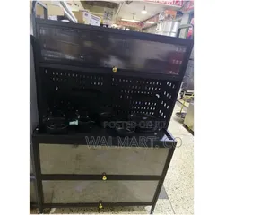 Kitchen Baker's Rack With Flip Door Cabinet