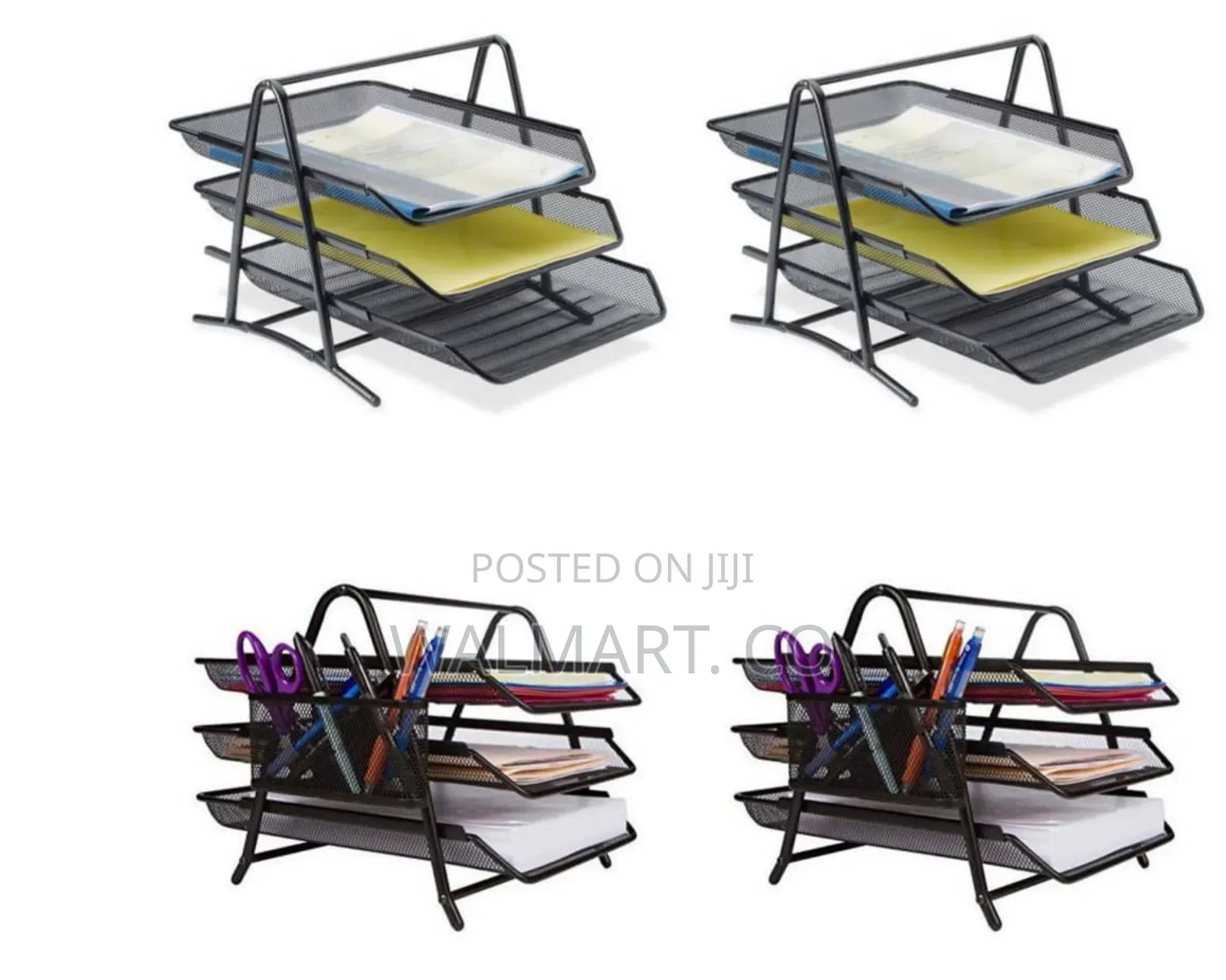 3 Tier Document Tray File Desk Organizer