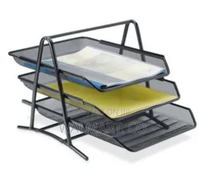 3 Tier Document Tray File Desk Organizer