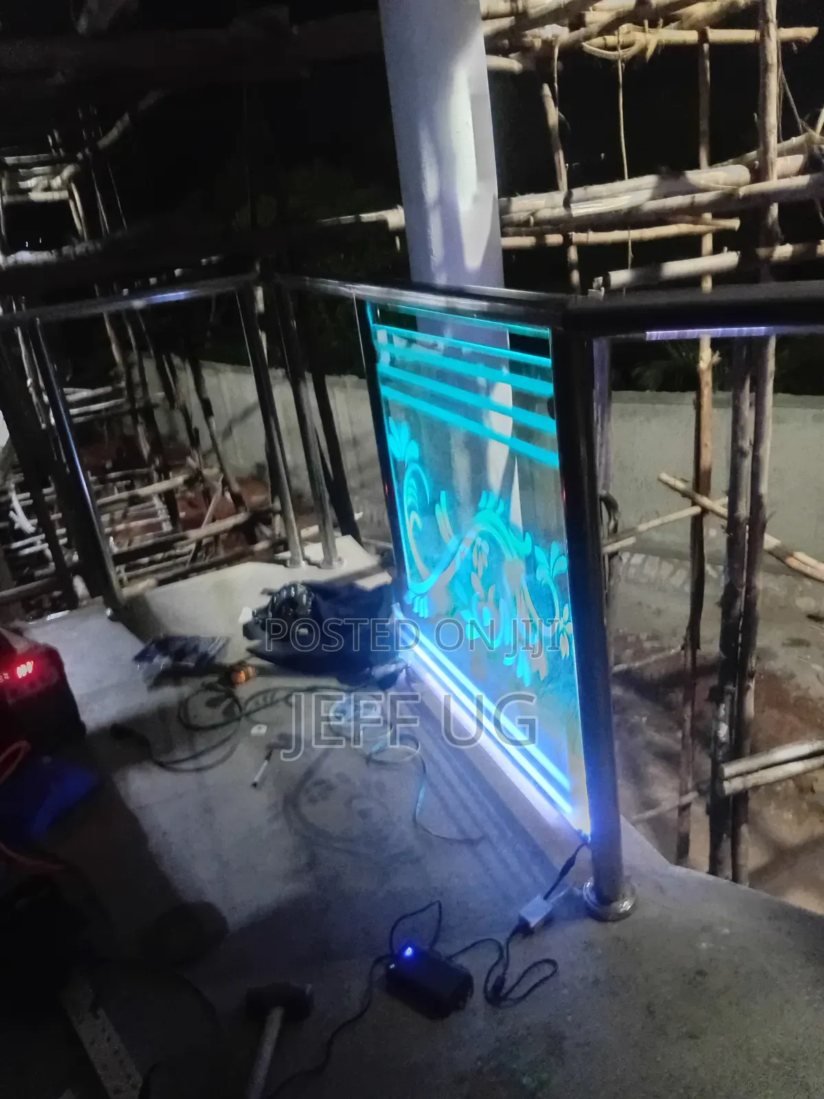 Stainless Steel Railing Balkon Glass,