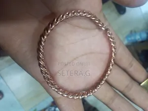 Copper Bangle Twisted