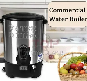 Commercial Hot Water Boiler Tea Warmer- 20l Black Silver