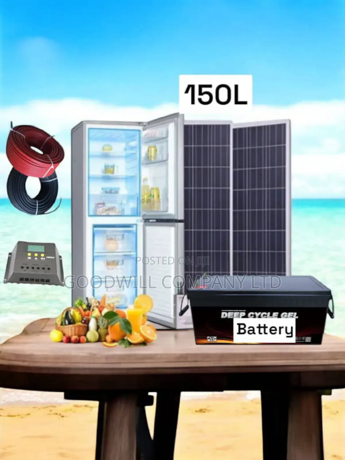 150 Liters Solar Fridge and 400w Solar System Turbo