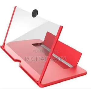 Mobile Phone Screen Magnifier,Red.