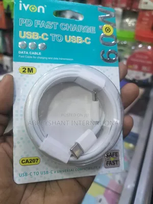 Ivon Pd Fast Charge Usb-C to Usb-C Cable