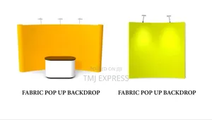 Fabric Pop Up Backdrop Stands for Hire Per Day