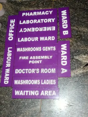 Laminated Foamboard Door Labels