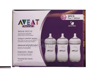 3pcs Phillips Aveat Natural Baby Feeding Bottles