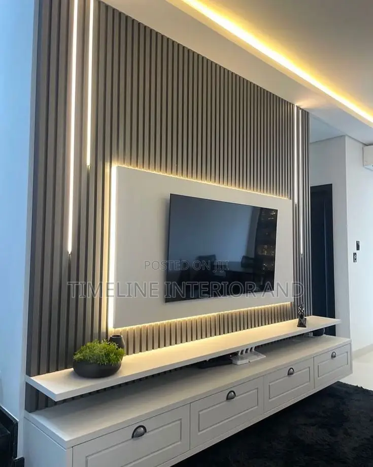 Contemporary Wooden Tv Unit