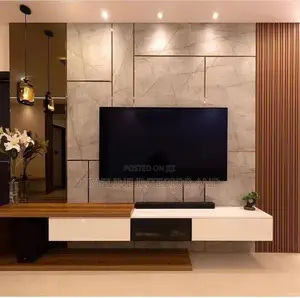 Scandinavian Wooden Tv Unit