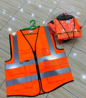 Reflector Vest With Pockets 100pcs.