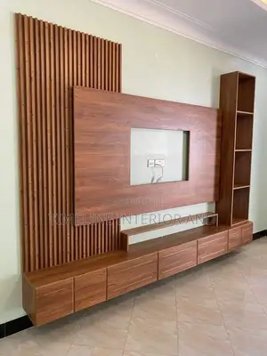 Artisanal Wooden Tv Unit