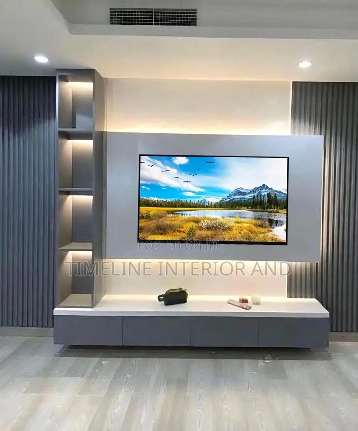 . Custom Wooden Tv Unit