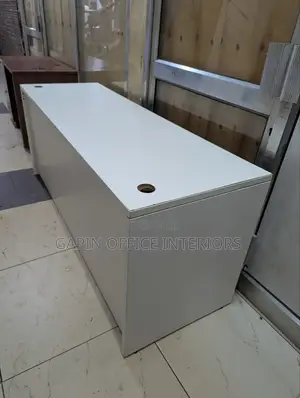 Second Had White Office Desk