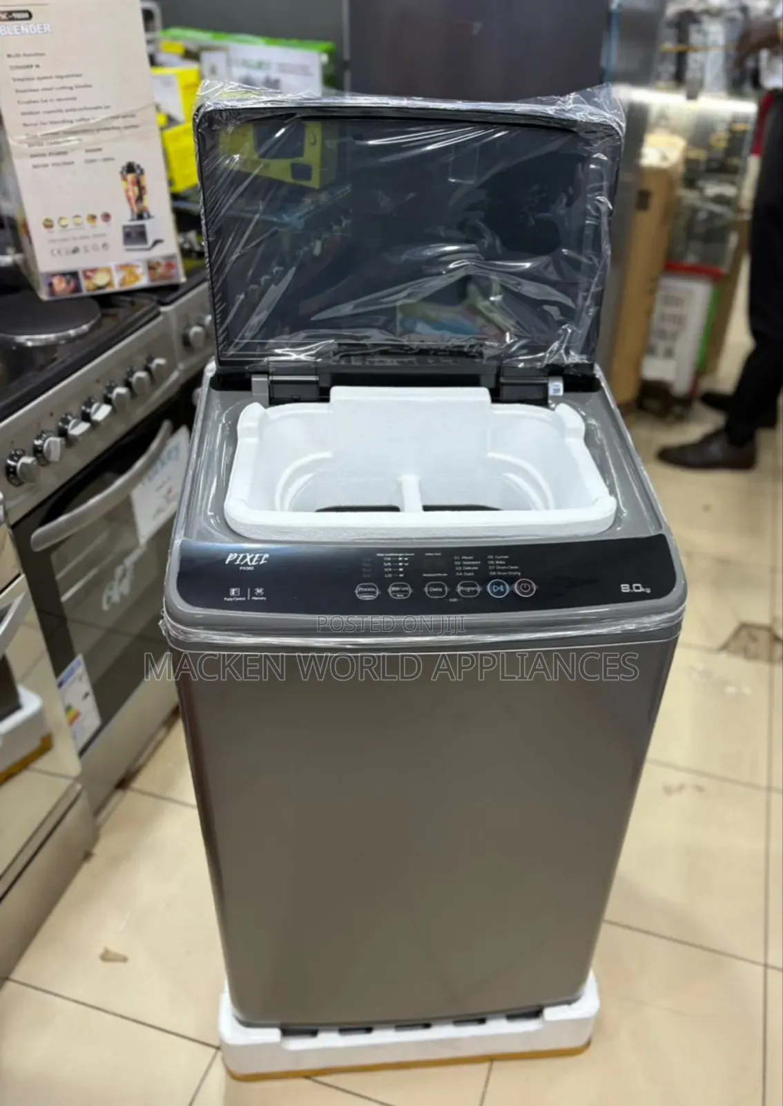 8kg Pixel Top Loader Washing Machine Fully Automatic