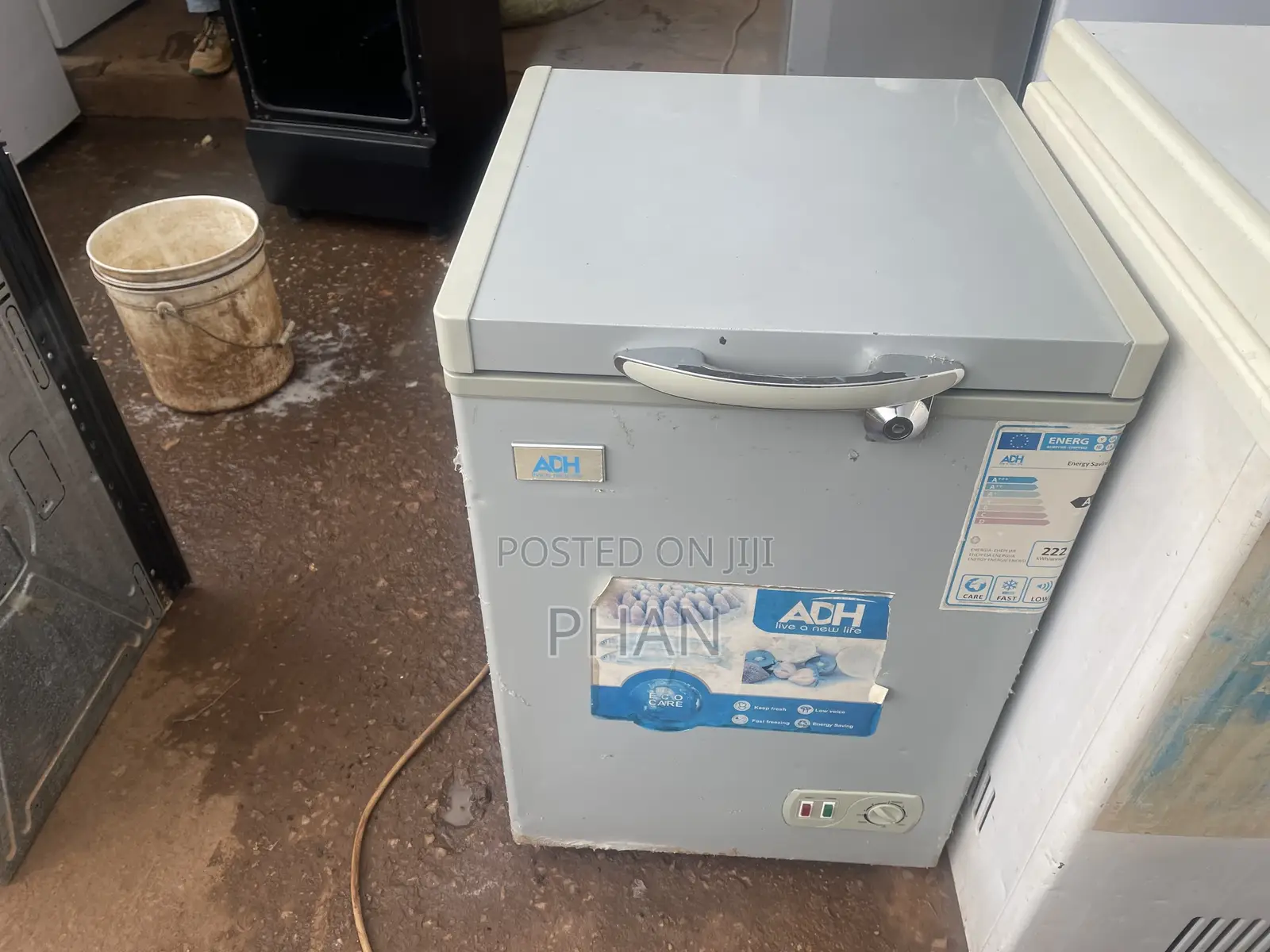 Adh Used Grey Deep Freezer